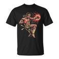Muay Thai Fighter Southpaw Stance Minimal Silhouette Clean T-Shirt, trending gift