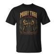 Muay Thai Nak Muay Vintage Thai Boxing Warrior Art T-Shirt, trending gift Muay Thai Nak Muay Vintage Thai Boxing Warrior Art T-Shirt, trending gift