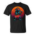Retro Dog With Gloves Muay Thai Fighter T-Shirt, trending gift