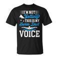 Swim Dad Voice Swimming Dad Of A Swimmer Father T-Shirt, trending gift