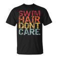 Swimming Pool Diving Sport Swimmer Swim Hair Dont Care T-Shirt, trending gift Swimming Pool Diving Sport Swimmer Swim Hair Dont Care T-Shirt, trending gift