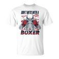 Don't Mess With A Boxer Kickboxer Fan Muay Thai Boxing T-Shirt, trending gift Don't Mess With A Boxer Kickboxer Fan Muay Thai Boxing T-Shirt, trending gift