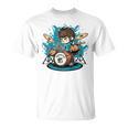 Drum Set Drumming Drummers Drum Kits Music Raglan Baseball Tee T-Shirt, trending gift Drum Set Drumming Drummers Drum Kits Music Raglan Baseball Tee T-Shirt, trending gift