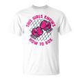 This Girl Knows How To Box Muay Thai Kickboxer Fan Boxing T-Shirt, trending gift