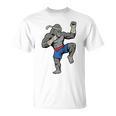 Gorilla Muay Thai Combat Sport Fighter Martial Arts 8 Limbs Raglan Baseball Tee T-Shirt, trending gift