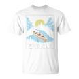 Paddle Retro Style Canoe & Outdoors Simple Canoeing Graphic T-Shirt, trending gift