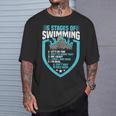 6 Stages Of Swimming Joke Sports Athlete Pool Swimmer T-Shirt Gifts for Him 6 Stages Of Swimming Joke Sports Athlete Pool Swimmer T-Shirt Gifts for Him