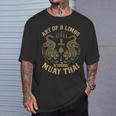Art Of 8 Limbs MMA Tiger Muay Thai Fighter Muay Thai T-Shirt Gifts for Him