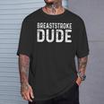 Breaststroke Swimming Dude Distressed Swim Swimmer Pool T-Shirt Gifts for Him Breaststroke Swimming Dude Distressed Swim Swimmer Pool T-Shirt Gifts for Him