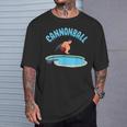 Cannonball Swimming Pool Fun Diving Diver Swimmer Cool T-Shirt Gifts for Him