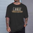 Canoe Canoeing Vintage Canoe T-Shirt Gifts for Him