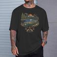 Canoe And Lake Camping Paddle Camp T-Shirt Gifts for Him