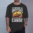 Canoe Old Man Sleeveless T-Shirt Gifts for Him Canoe Old Man Sleeveless T-Shirt Gifts for Him