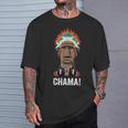 Chama Fighter MMA Fan JJB Boxing Muay Thai Kickboxing T-Shirt Gifts for Him