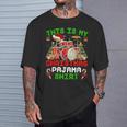 This Is My Christmas Pajama Shirt Drum Kit Christmas T-Shirt Gifts for Him