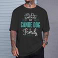 Cute Canoe Dog Shirt Family Dog For Women Men Sleeveless T-Shirt Gifts for Him
