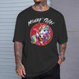 Cute Thai Boxing And Muay Thai Unicorn T-Shirt Gifts for Him