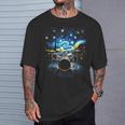 Drum Kit Percussionist Drummer Van Gogh Drums T-Shirt Gifts for Him Drum Kit Percussionist Drummer Van Gogh Drums T-Shirt Gifts for Him