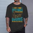 Drummer Drummer Drum Kit T-Shirt Gifts for Him Drummer Drummer Drum Kit T-Shirt Gifts for Him