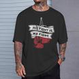 His Fight Is My Fight Muay Thai Kickboxer Fan Boxing T-Shirt Gifts for Him