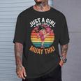 Girls Muay Thai T-Shirt Gifts for Him