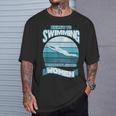 Here's To Swimming With Bow Legged Women Distressed Look T-Shirt Gifts for Him Here's To Swimming With Bow Legged Women Distressed Look T-Shirt Gifts for Him