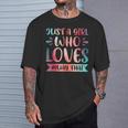 Just a Girl Who Loves Muay Thai T-Shirt Gifts for Him Just a Girl Who Loves Muay Thai T-Shirt Gifts for Him