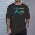 Just Keep Swimming For Swimmers Divers Diving Retro T-Shirt Gifts for Him