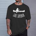 Lake Superior Bear Canoe Upper Peninsula For Yooper T-Shirt Gifts for Him Lake Superior Bear Canoe Upper Peninsula For Yooper T-Shirt Gifts for Him
