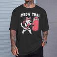 Muay Thai Cat Meow Thai Women Neko Costume Muay Thai T-Shirt Gifts for Him