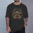 Muay Thai Clinch Vintage Thai Boxing Fighter Art T-Shirt Gifts for Him
