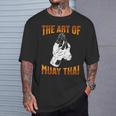 Muay Thai Fighter The Art Of Muay Thai T-Shirt Gifts for Him Muay Thai Fighter The Art Of Muay Thai T-Shirt Gifts for Him