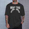 Muay Thai Fighter Fists MMA Club Martial Arts Fighting Coach T-Shirt Gifts for Him Muay Thai Fighter Fists MMA Club Martial Arts Fighting Coach T-Shirt Gifts for Him