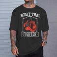 Muay Thai Fighter Hobby Boxing Martial Arts T-Shirt Gifts for Him