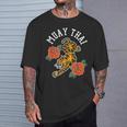 Muay Thai Fighter Hobby Martial Arts Boxing T-Shirt Gifts for Him
