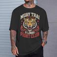 Muay Thai Fighter Tiger 8 Limbs Thai Boxing T-Shirt Gifts for Him