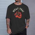 Muay Thai Hobby Boxing Fighter Martial Arts T-Shirt Gifts for Him