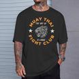 Muay Thai MMA Fight Tattoo Tiger Art Of 8 Limbs Kickboxing T-Shirt Gifts for Him