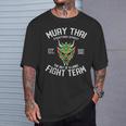 Muay Thai Oni Fight Team Kickboxing T-Shirt Gifts for Him