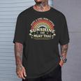 Muay Thai Shirt A Girl Who Loves Sunshine And Muay Thai T-Shirt Gifts for Him