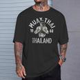Muay Thai Thailand Vintage Tiger Fighter Training Small T-Shirt Gifts for Him Muay Thai Thailand Vintage Tiger Fighter Training Small T-Shirt Gifts for Him