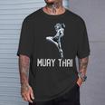 Muay Thai Tiger Nak Muay Kickboxing T-Shirt Gifts for Him