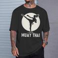 Muay Thai Woman Image T-Shirt Gifts for Him Muay Thai Woman Image T-Shirt Gifts for Him