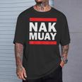 Nak Muay Thai Kickboxing MMA T-Shirt Gifts for Him