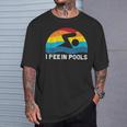 I Pee In Pools Swimmer Swimming Coach Player Graphic T-Shirt Gifts for Him I Pee In Pools Swimmer Swimming Coach Player Graphic T-Shirt Gifts for Him