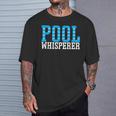 Pool Guy Pool Whisperer Boy Men Swimming Pool T-Shirt Gifts for Him