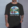 Queen Of The Canoe Canoeing T-Shirt Gifts for Him