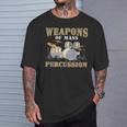 Rock Band Musical Instrument Drum Kit T-Shirt Gifts for Him