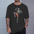 Skeleton Muay Thai Boxing Karate Kickboxing Martial Arts T-Shirt Gifts for Him Skeleton Muay Thai Boxing Karate Kickboxing Martial Arts T-Shirt Gifts for Him