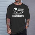 Swim Now Breathe Later Swimming Pool Breaststroke T-Shirt Gifts for Him Swim Now Breathe Later Swimming Pool Breaststroke T-Shirt Gifts for Him